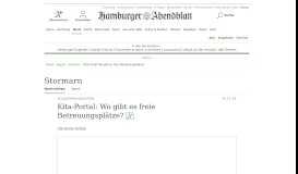 
							         Kita-Portal: Wo gibt es freie Betreuungsplätze? - Hamburger Abendblatt								  
							    