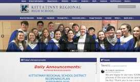 
							         Kittatinny Regional High School: Home								  
							    