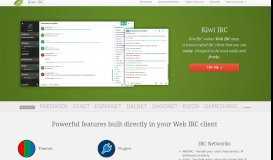 
							         KiwiIRC - The webIRC client								  
							    