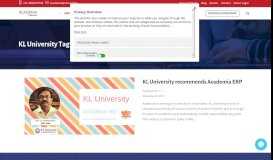 
							         KL University | Academia ERP								  
							    