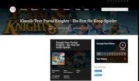 
							         Klassik-Test: Portal Knights - Ein Fest für Koop-Spieler - MDE|Gaming								  
							    
