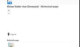 
							         Kleine Hader-Aue [Germany] | Mapire - The Historical Map Portal								  
							    
