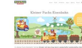 
							         Kleiner Fuchs Eisenbahn | Fox and Sheep Apps für Kinder								  
							    
