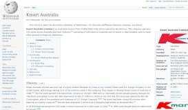 
							         Kmart Australia - Wikipedia								  
							    