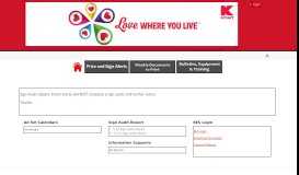 
							         Kmart Stores Portal > More... > Price & Sign								  
							    