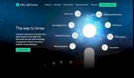 
							         KMS lighthouse: Knowledge Management System								  
							    