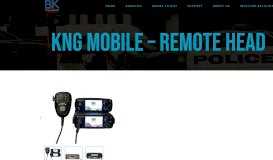 
							         KNG Mobile - Handheld Control Mic - BK Technologies								  
							    