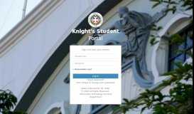 
							         Knight's Student Portal - Colegio de San Juan de Letran								  
							    