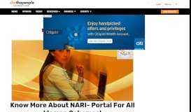 
							         Know More About NARI- Portal For All Women Schemes!								  
							    