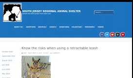 
							         Know the risks when using a retractable leash | | South Jersey ...								  
							    