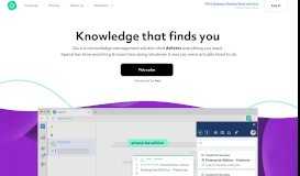 
							         Knowledge Base Software - Replace Your Company Wiki | Guru								  
							    