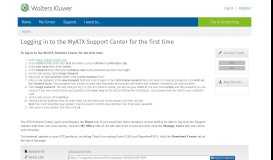 
							         Knowledge Base Solution - Logging in to the MyATX Support ...								  
							    