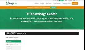 
							         Knowledge Center | IT Resources & Guides | TierPoint								  
							    