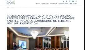 
							         Knowledge & Learning | NDC Partnership								  
							    