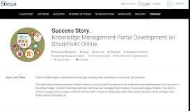 
							         Knowledge Management Portal Development on SharePoint Online ...								  
							    