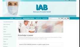 
							         Knowledge portal | IAB Reinraum-Produkte GmbH Online Shop ...								  
							    