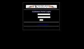 
							         Knowles Customer Portal Login - Knowles Publishing								  
							    