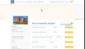 
							         Knox Community Hospital, Imaging & Radiology in Mount Vernon, OH ...								  
							    