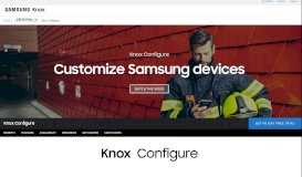 
							         Knox Configure | Configure mobile device settings in bulk								  
							    