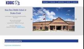 
							         Knox Doss Middle at Drakes Creek - Sumner County Schools								  
							    