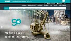 
							         Kobelco Construction Machinery Global Website								  
							    