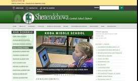 
							         Koda Middle School | Shenendehowa Central Schools								  
							    