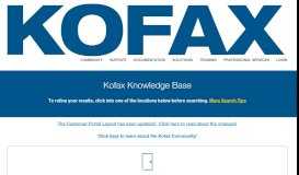 
							         Kofax: Home								  
							    