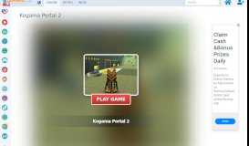 
							         Kogama Portal 2 - online game | GameFlare.com								  
							    