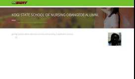 
							         Kogi State School Of Nursing Obangede Alumni., kogi state ... - Gleauty								  
							    