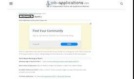 
							         Kohl's Application, Jobs & Careers Online - Job-Applications.com								  
							    