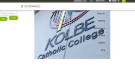 
							         Kolbe Catholic College - Programmed								  
							    