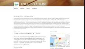 
							         Kolej Dika Malaysia – Kolej Dika Blog								  
							    