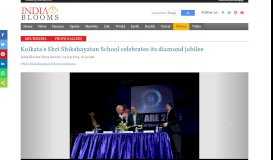 
							         Kolkata's Shri Shikshayatan School celebrates its diamond jubilee ...								  
							    