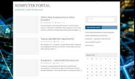 
							         Komputer Portal | Komputery i nowe technologie								  
							    