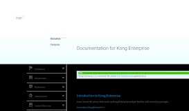 
							         Kong Enterprise Documentation - v0.35-x | Kong - Open-Source API ...								  
							    
