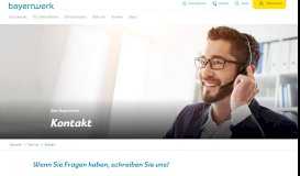 
							         Kontakt - Bayernwerk AG								  
							    