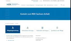 
							         Kontakt | MDK Sachsen-Anhalt								  
							    