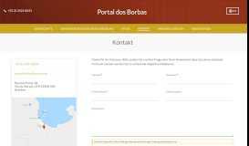 
							         Kontakt – Portal dos Borbas Offizielle Webseite | Pensionen in Abraão								  
							    