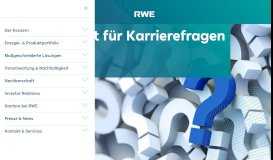 
							         Kontakt zum HR-Team - RWE AG								  
							    