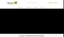 
							         Kontoinfo: Besser online! - Valida Vorsorge Management								  
							    