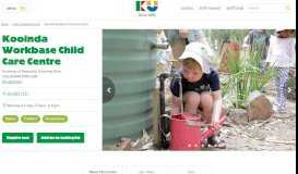 
							         Kooinda Work Based Child Care Centre - KU Children's Services								  
							    