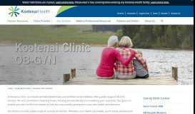 
							         Kootenai Clinic OB-GYN - Kootenai Health								  
							    