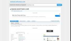 
							         koottam.com at Website Informer. Visit Koottam.								  
							    