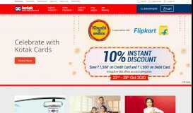 
							         Kotak Mahindra Bank: Savings Accounts, Personal Loans and Credit ...								  
							    