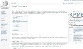 
							         KPMB Architects - Wikipedia								  
							    