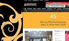 
							         KPU Provinsi Gorontalo: Home Page								  
							    