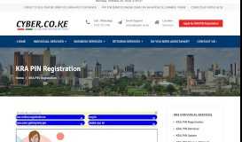 
							         KRA PIN Registration | Cyber.co.ke								  
							    