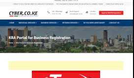
							         KRA Portal for Business Registration | Cyber.co.ke								  
							    