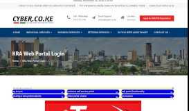 
							         KRA Web Portal Login | Cyber.co.ke								  
							    