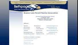 
							         Kramer Lane ... - Bethpage Union Free School District Students/Parents								  
							    